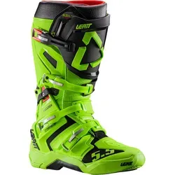 Leatt 5.5 FlexLock Motocross Stiefel, grün-blau, Größe 45-46 für Männer - Bequeme Motocross Stiefel mit SlideLock-System für sicheren Halt. Geschmiedete Aluminiumschnallen sorgen für hohe Stabilität und Langlebigkeit. Ideal für anspruchsvolle Einsätze.
