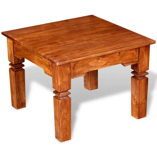vidaXL Couchtisch aus Massivholz 60x60x45 cm – Einzigartiger Wohnzimmertisch