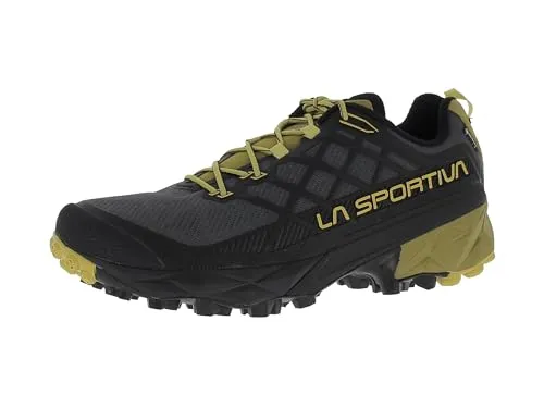 La Sportiva Akyra II GTX Carbon/Bamboo (43,5) - Wanderschuhe mit GORE-TEX für besten Wetterschutz und Stabilität. Ideal für anspruchsvolle Trails, bieten sie Dynamik und Komfort durch die 3D-Grid-Konstruktion und das Trail Rocker-System.