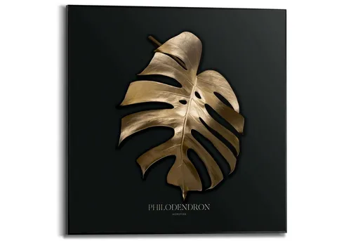 Reinders! Poster Monstera Blatt in gold von Reinders!