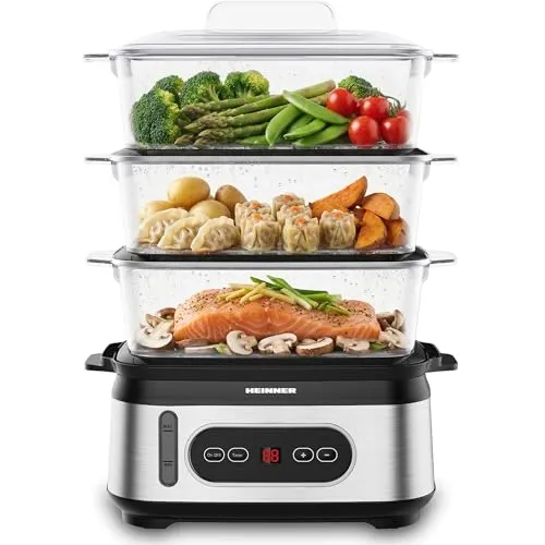 Heinner ONESTEAM HSA-D950SS Dampfgarer 9 L