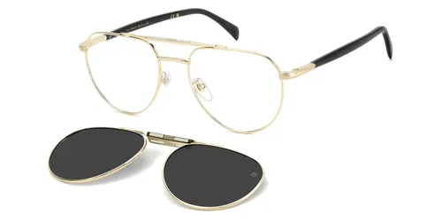 David Beckham DB 1238/C Gold black 2 Herrenbrille - Stylische Herrenbrille in elegantem Gold, gefertigt aus hochwertigem Metall. Ideal für modebewusste Männer, die Wert auf Qualität und Design legen.