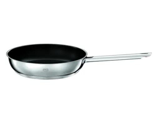 RÖSLE Bratpfanne PUREELEMENTS Ø 24 cm Keramik ProCeraPlus - Pfanne für gesundes und fettfreies Braten, aus hochwertigem Edelstahl 18/10 mit kratzfester ProCeraPlus Keramikversiegelung, geeignet für alle Herdarten inklusive Induktion.