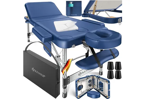 KESSER Mobile Massageliege – Klappbar & Höhenverstellbar - Massageliege für höchsten Liegekomfort, höhenverstellbar und mobil. Ideal für Wellness-Anwendungen und bietet Widerstandsfähigkeit gegen Wasser und Öl.