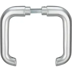 Türdrückerpaar 104z Alu.0105 O.rosetten Vk 8mm Edi