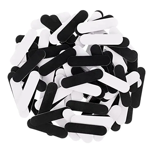 RosewineC 100 Stücke Mini Nagelfeile 100/180 Grit Klein Nail File Einmal Nagelfeilen Nagelpilz Fußnägel Doppelseitige Grobe Feilen Nägel Profi Nail Feilen Maniküre Werkzeuge für Gelnägel