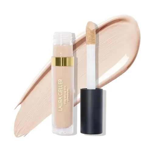 LAURA GELLER The Ideal Fix Concealer – Porzellan – Baubarer mittelgroßer bis voller Abdeckung – deckt dunkle Augenringe und Hautunreinheiten ab – langlebig