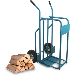 BITUXX® Brennholz Sackkarre – Praktische Holztransporthilfe