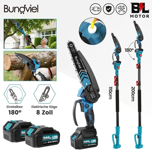 Makita 21V Teleskop Akku Kettensäge 2IN1 Hochentaster