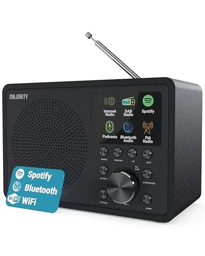 MAJORITY Touro WLAN Internetradio mit DAB+ und Bluetooth