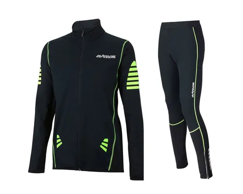 Airtracks Herren Winter Fahrradtrikot Langarm Set Pro von Airtracks