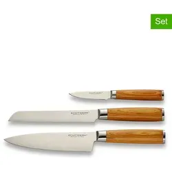 ECHTWERK Damaszener Messer-Set 3-tlg