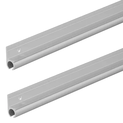 Kederschiene Aluminium Kederleiste Zeltschiene 180° 100 x 2,6 cm Kederprofil 2 x