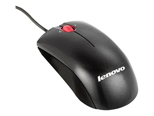 Lenovo Laser USB Mouse Scroll-Rad, PC-Maus, PC/Mac, 2-Wege