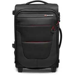 Manfrotto Switch-55 Pro Light 2-in-1 Trolley und Kamerarucksack - Kameratasche mit 2-in-1-Funktion: Rollender Trolley verwandelt sich in einen Rucksack, bietet Platz für bis zu 2 DSLR Gehäuse und 4/5 Objektive, ideal für Reisende.