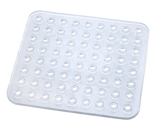 WENKO Eckige Spülbeckeneinlage Kristall