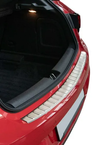 RECAMBO Ladekantenschutz für OPEL ASTRA K SCHRÄGHECK - Abdeckblenden, schützt Lack vor Kratzern und Witterungseinflüssen mit edler V2A Edelstahl-Optik und perfekter 3D-Passform für einfache Montage.