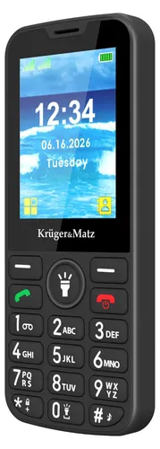Kruger&Matz KM0924-2G Senioren Telefon Simple 924, Dual-SIM, Bluetooth