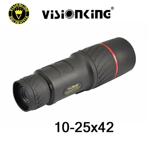 Visionking BaK4-Monokular K 10-25 x 42 - Tragbares Zoom-Teleskop - Ferngläser mit 10x-25x Zoom-Okular und kompakter Bauweise, ideal für Outdoor-Aktivitäten und Naturbeobachtungen.