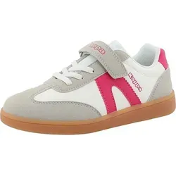 Kappa Indoor Kinder Sneaker Schuhe White-Pink 95K0453002 - Sneaker für Kinder in Schuhgröße 33 EU, mit stylischem White-Pink Design und ideal für ganzjährige Nutzung.