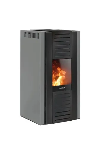 Pelletofen Justus Sirkos Aqua 2.0 - Wasserführend für effiziente Heizleistung - Kaminöfen: Leistungsstarker Pelletofen mit 9,4 kW, ideal für umweltfreundliche Heizlösungen und effiziente Wärmeverteilung.