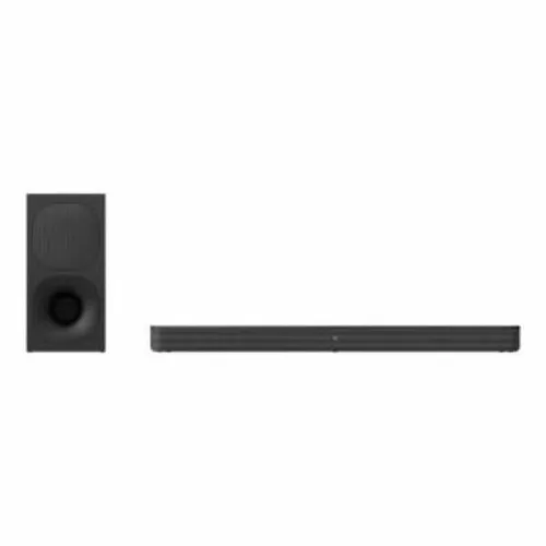 Sony Soundbar HTSD40.CEL - 2.1CH mit Bluetooth - Soundbar für beeindruckenden Mehrkanal-Sound, kabellose Bluetooth-Verbindung und elegantes Design in Schwarz, ideal für Heimkinoerlebnisse.