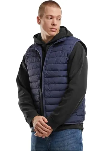 Urban Classics Basic Light Weight Vest Navy, 5XL - Herren-Westen, leichte und funktionale Weste ideal für Layering und kalte Tage, vielseitig kombinierbar mit Hemden und Pullovern.