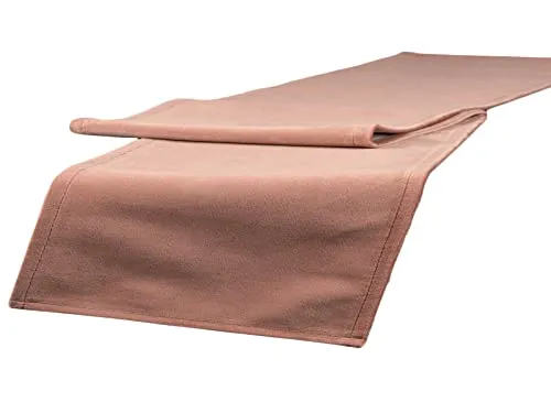beties Samt&Sonders Tischläufer Altrosa 40x220 cm - Eleganter Samt-Tischläufer aus Deutschland, ohne PFC und Öko-Tex-Standard 100 zertifiziert. Waschbar bei 30°C, fusselfrei und strapazierfähig – ideal für stilvolle Tischdekoration.