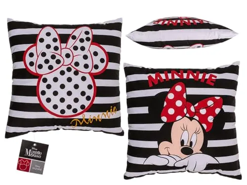 Deko-Kissen,Disney,Minnie 40 x 40 cm, Hülle: 100% Baumwolle, Füllung: 100% Polyester