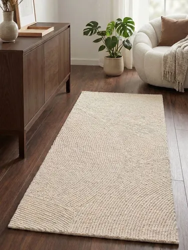 HANSE Home Wollteppich Eleni, Handgetuftet aus 100% Wolle - Kurzflor-Teppich aus 100 % Wolle, handgetuftet für stilvolle Eleganz und gemütliche Atmosphäre in jedem Raum.