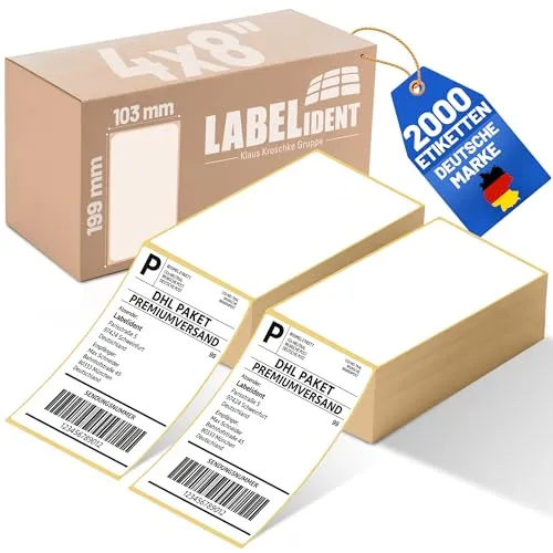 Labelident Versandetiketten 103 x 199 mm