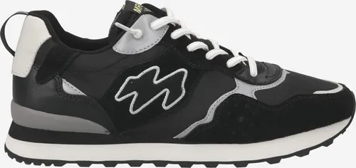 MRP Sneaker MRP 47 - Herren Rauleder Schwarz - Wanderschuhe mit italienischem Flair, ideal für Trendsetter. Exklusive Kollektion mit Wechselfußbett und reflektierenden Details für optimalen Komfort und Style.