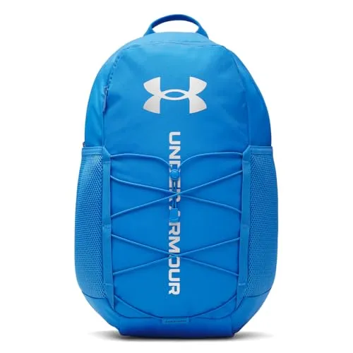 Under Armour Hustle Sport 6.0 Rucksack Blau 29l - Trekkingrucksack mit wasserabweisender UA Storm-Technologie, gepolstertem Rückenteil und Laptopfach – ideal für Outdoor-Aktivitäten und den täglichen Gebrauch.