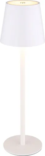 GLOBO 58438W VANNIE Tischleuchte Metall weiß matt, LED