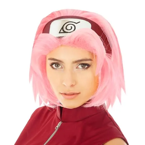 Naruto Sakura Haruno-Perücke für Erwachsene