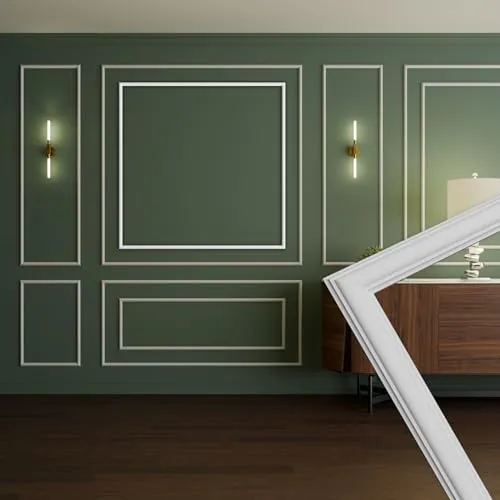 HEXIM Stuckleisten Wandrahmen Set RM16-L 116x116cm von HEXIM