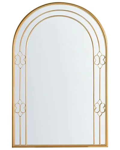 Beliani Wandspiegel Metall Gold Bogen Vintage Glamour Stil in gold von Beliani