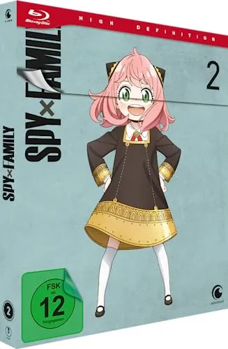 Spy x Family - Staffel 1 - Part 1 - Vol.2 - [Blu-ray] - Erleben Sie die spannende Fortsetzung der beliebten Serie mit packenden Abenteuern und humorvollen Momenten. Ideal für Fans von Action und Comedy!
