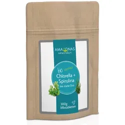 CHLORELLA SPIRULINA Bio Mix 400 mg Tabletten 300 g von AMAZONAS