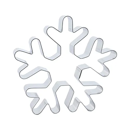 Keksausstecher Schneeflocke | aus Edelstahl | Winter | Schnee | Kekse backen 1
