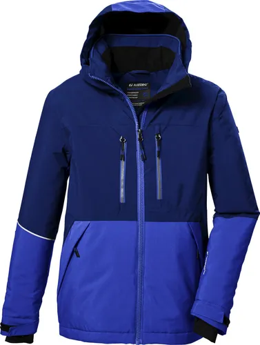 killtec Jungen Skijacke KSW 388 BYS - Wasserdicht und atmungsaktiv - Wintersport-Bekleidung mit 10.000 mm Wassersäule, ideal für aktive Jungs. Praktische Taschen und verstellbare Ärmelabschlüsse sorgen für Komfort beim Skifahren.