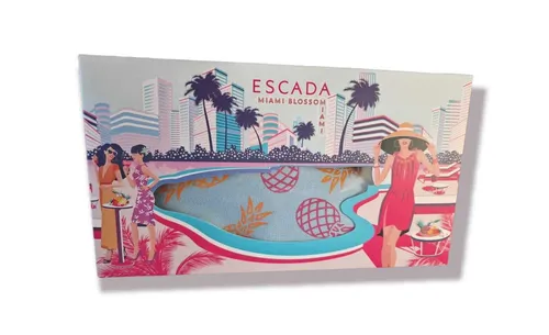 Produktbild Escada Miami Blossom 30ml Eau de Toilette + Pouch Geschenkset *NEU* (2000,00€/L)