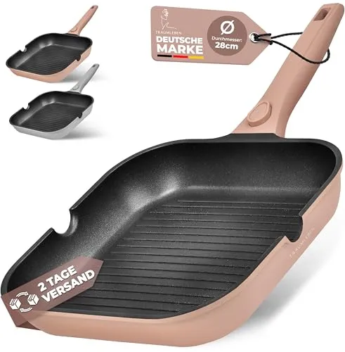 TRAUMLEBEN Grillpfanne 28 cm