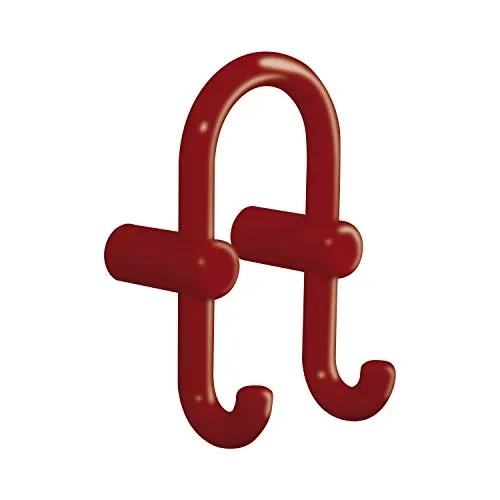 HEWI Doppelhaken aus rubinrot Polyamid | 1 Stück in rot von HEWI