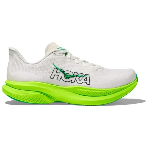 HOKA Mach 6 Runningschuhe 42 2/3 - Grün - Leichte Straßenlaufschuhe für schnelle Läufe, ideal für Roadrunning. Farbe: Grün, Größe: 42 2/3 - Regular. Entdecken Sie weitere Top-Angebote von HOKA bei Bergfreunde.de!