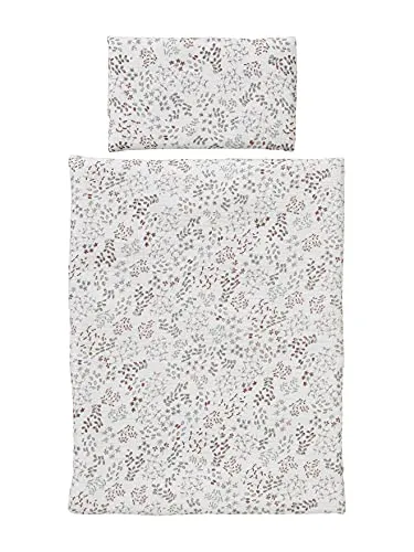 VERTBAUDET Steppdecke + Kissen für Puppen, Vintage-Design - Leichte Baumwollgaze-Steppdecke und Kissen in zwei liebevollen Designs. Ideal für kreatives Spiel und zum Kuscheln. Ab 2 Jahren geeignet.
