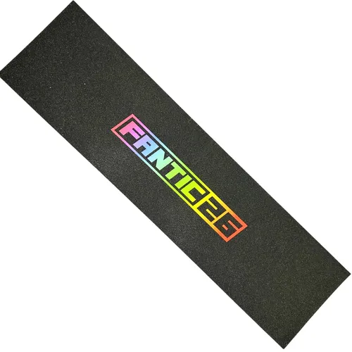 Fantic26 Stunt-Scooter Trick Roller Griptape 58,5cmx15,5cm Basic Schwarz/Rainbow