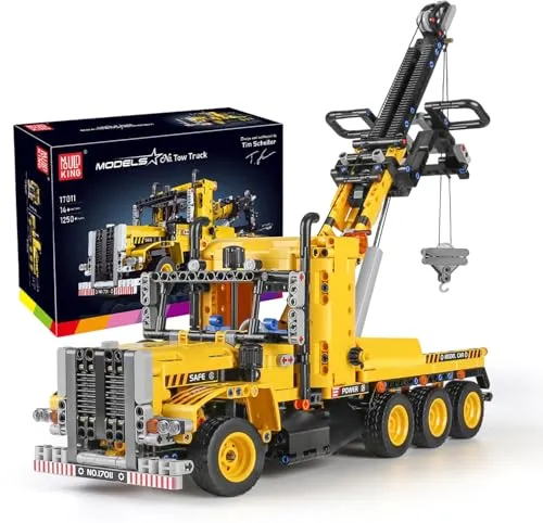 Mould King 17011 Technik Abschleppwagen Kran