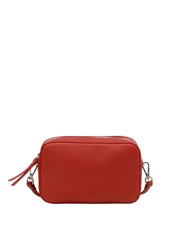 Marc O'Polo Liana Crossbody Bag XS Umhängetasche in Shiny Red - Elegante Umhängetasche für Damen in XS-Größe, ideal für Freizeitaktivitäten. Verstellbarer Schulterriemen und hochwertiges Rindsleder sorgen für Stil und Komfort.
