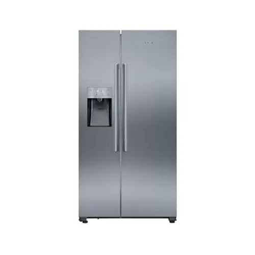 Siemens KA93DAIEP Amerikanischer Side by Side Kühlschrank - Energieeffizienzklasse E, großzügiges Fassungsvermögen von 562 l, freistehendes Design, ideal für große Haushalte.